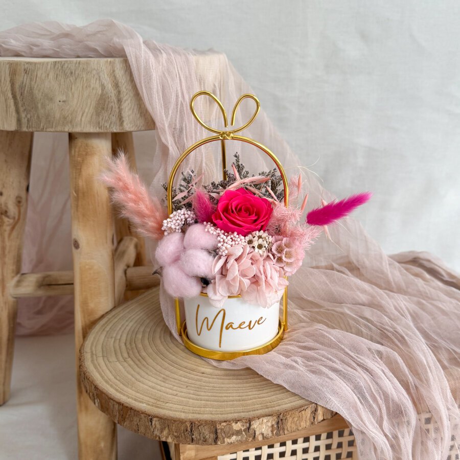 Timeless Periwinkle Pot - Fuchsia Pink
