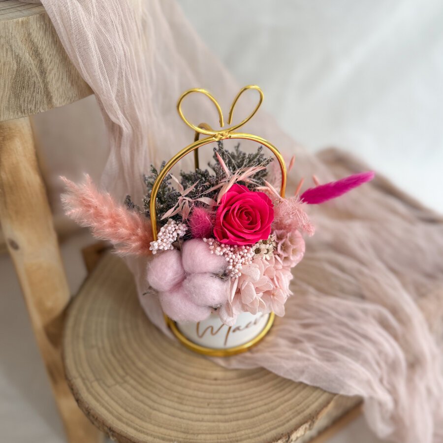 Timeless Periwinkle Pot - Fuchsia Pink
