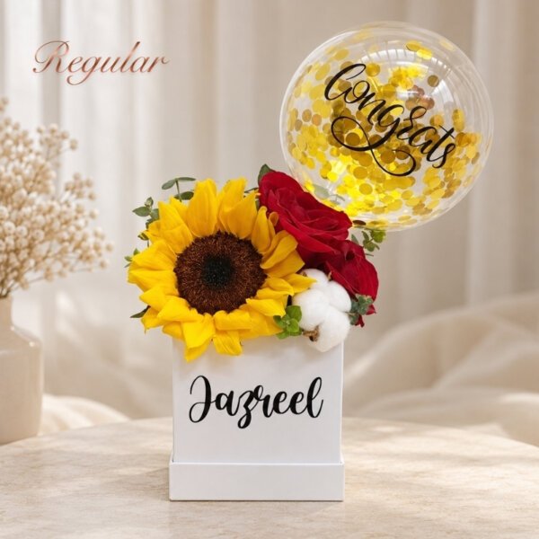 Sunny Sunflower Bloom Box (Regular)