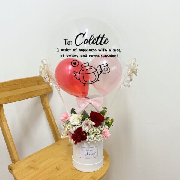 Monthly Flora Hot Air Balloon (Oct)