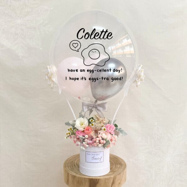 Monthly Flora Hot Air Balloon (Dec)