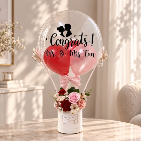 Monthly Flora Hot Air Balloon (Oct)