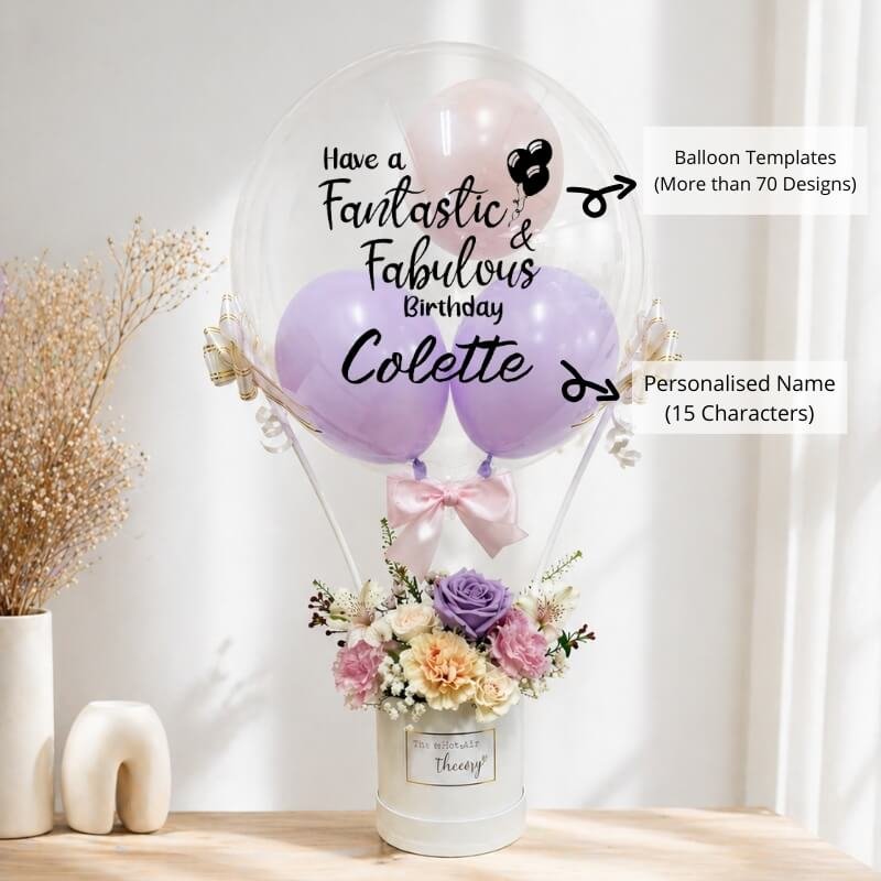 Monthly Flora Hot Air Balloon (May)