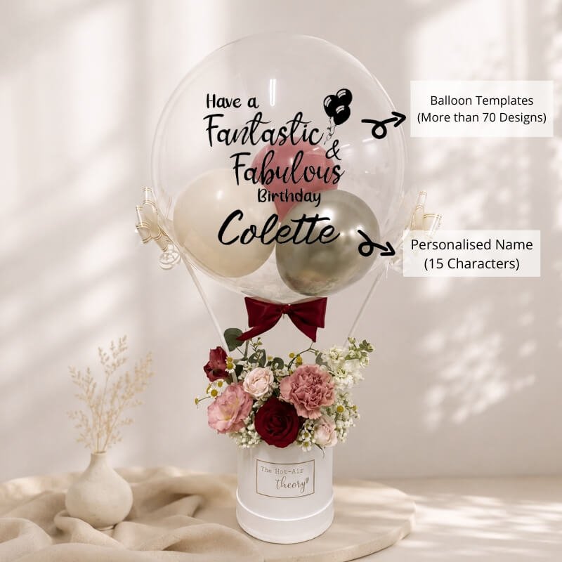 Monthly Flora Hot Air Balloon (Jun)