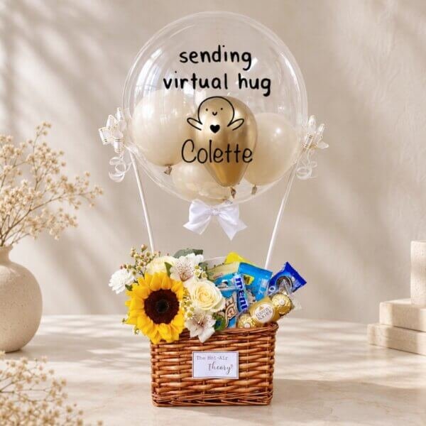 Flower x Snacks (Blue) Hamper