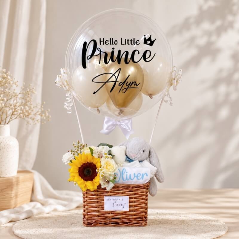 Flower x Baby Boy Hamper