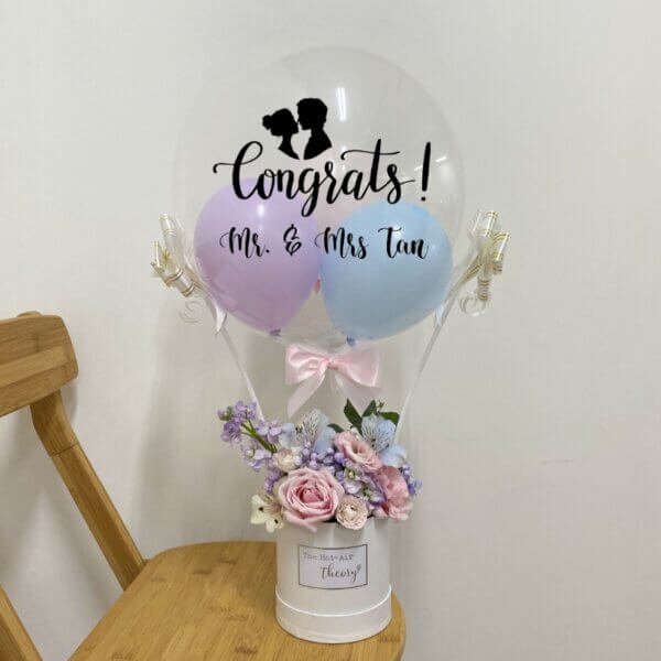 Monthly Flora Hot Air Balloon (Aug)