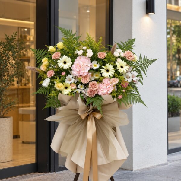 Latte Luxe Congratulatory Stand