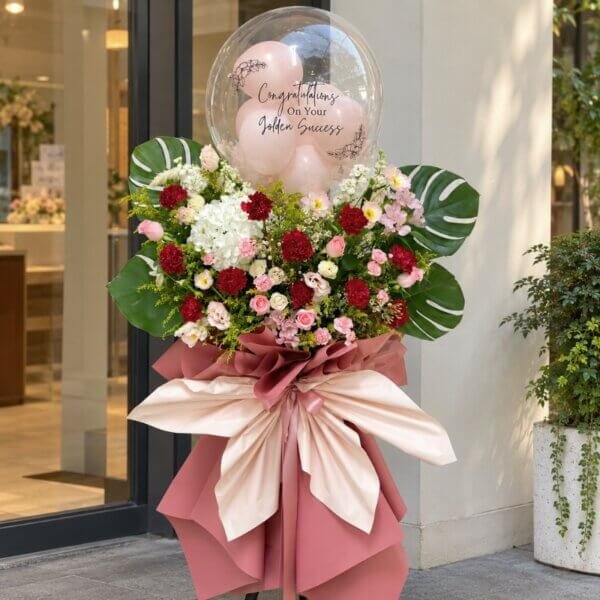 Rosé Ascent Congratulatory Stand