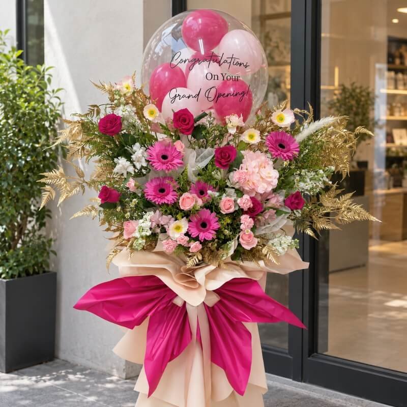Rosé Reign Congratulatory Stand