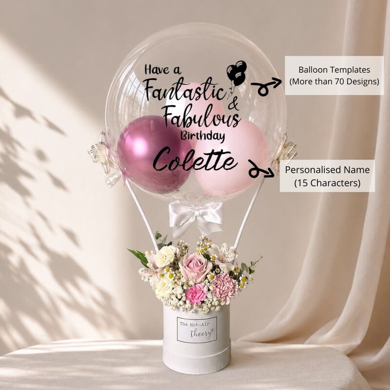Monthly Flora Hot Air Balloon (Jul)