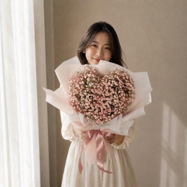 Blush Heart Bouquet