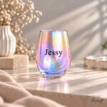Round Glass Collection - Iridescent