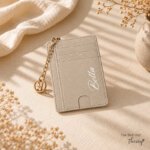 The Aurelle Card Holder - Beige