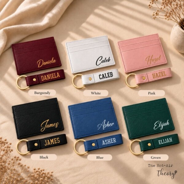The Signature Duo - Card Holder & Keychain Set