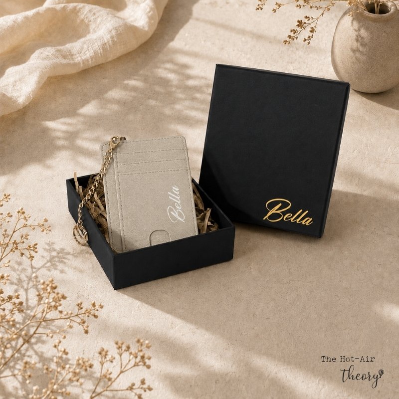 The Aurelle Card Holder - Beige