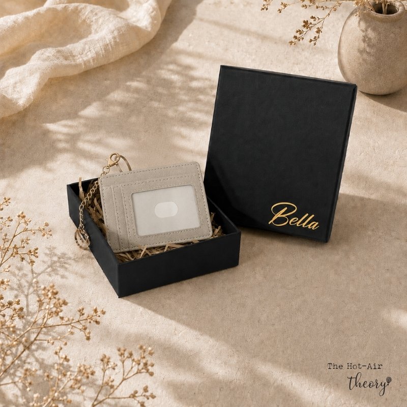 The Aurelle Card Holder - Beige
