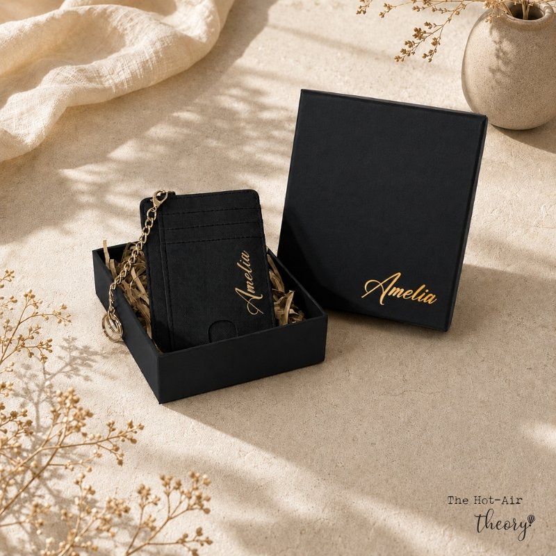 The Aurelle Card Holder - Black