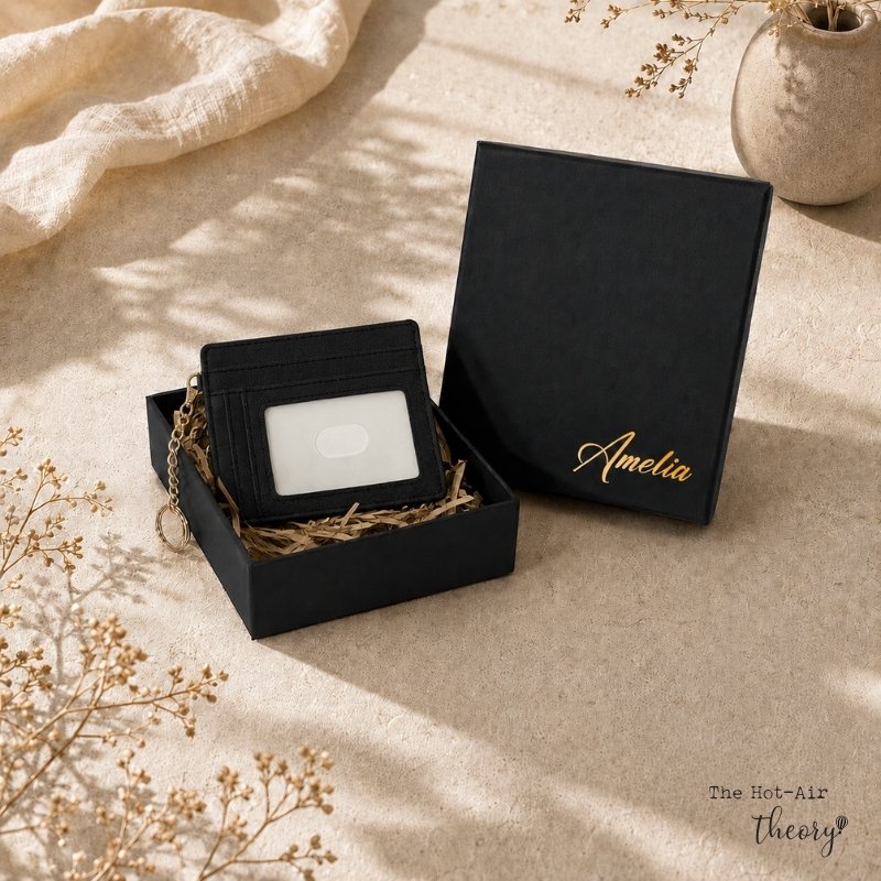 The Aurelle Card Holder - Black