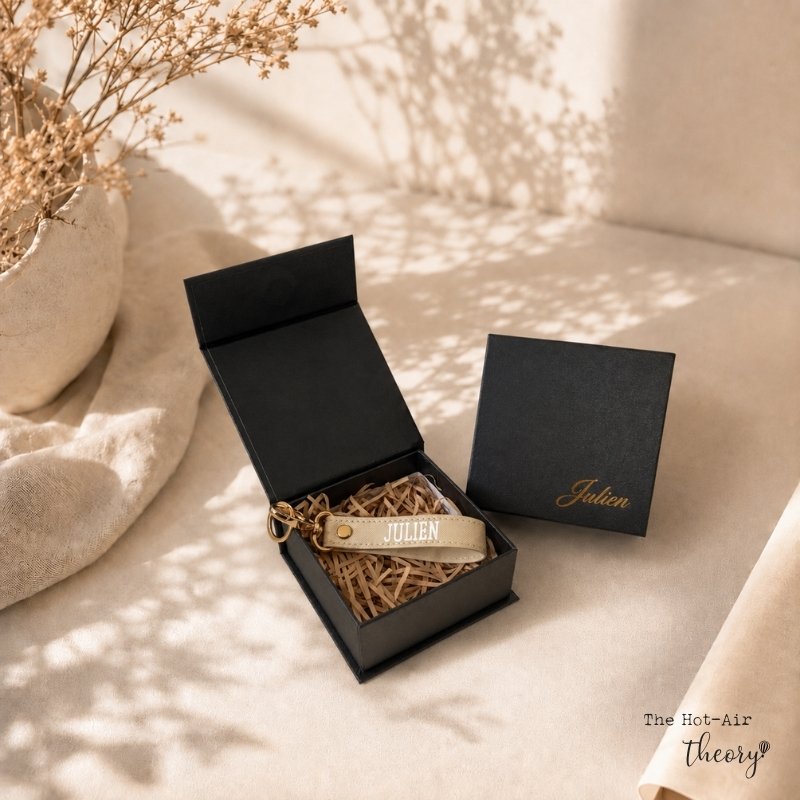 The Signature Keychain - Beige